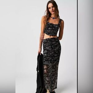 NWT Free People Galaxy Corset Set - XS